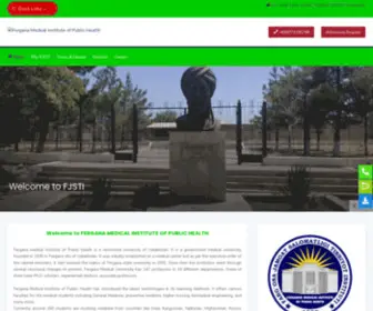 FJsti.com(Fergana Medical Institute of Public Health) Screenshot