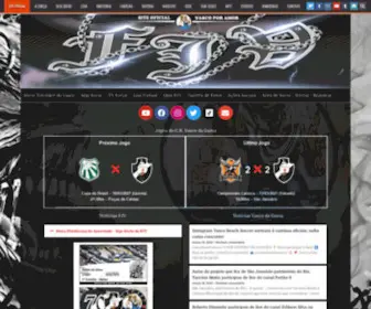 FJV.com.br(Site Oficial da Força Jovem do Vasco) Screenshot