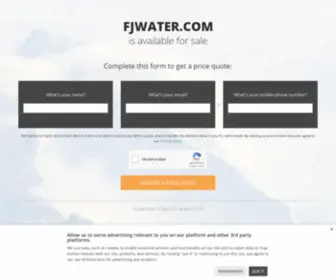 Fjwater.com(厦门送水网) Screenshot