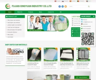 Fjxingyuan.com(Diaper Raw Materials) Screenshot