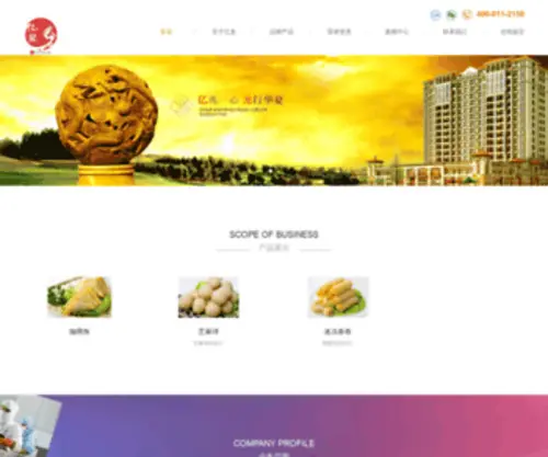 FJYlfoods.com(福建省亿龙食品股份有限公司) Screenshot