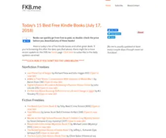 FKB.me(Free Kindle books daily) Screenshot
