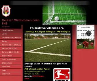 FKbratstvo-Villingen.de(Meine) Screenshot