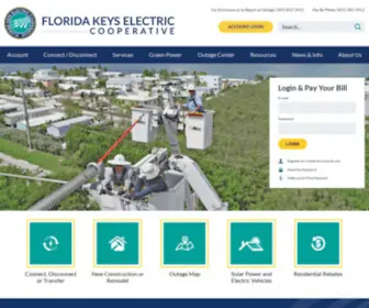 Fkec.com(Florida Keys Electric Cooperative) Screenshot