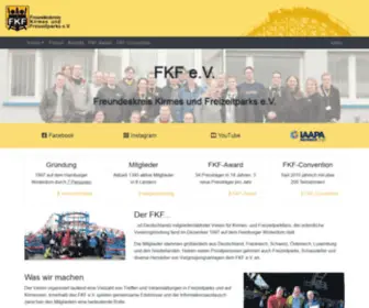 Fkfev.de(Freundeskreis Kirmes und Freizeitparks e.V) Screenshot