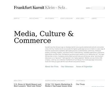FKKS.com(Frankfurt Kurnit Klein & Selz) Screenshot