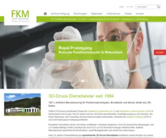 FKM.net(3D-Druck-Dienstleister seit 1994) Screenshot