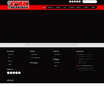Fkrodends.com(Precision Rod Ends and Spherical Bearings) Screenshot