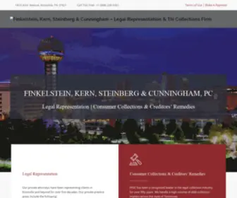 FKSclaw.com(Legal Representation & TN Collections Firm) Screenshot