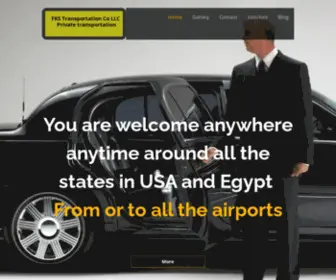 FKStransportationcollc.com(Private transfer service from or to airports around all the states in USA and Egypt too) Screenshot