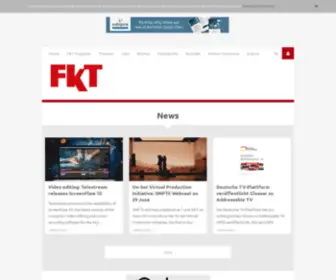 FKT-Online.de(FKT (mit Rundfunktechnischen Mitteilungen RTM)) Screenshot