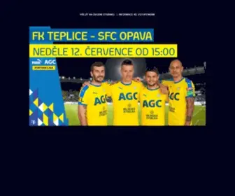Fkteplice.cz(FK Teplice) Screenshot