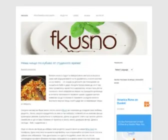 Fkusno.com(Food matters) Screenshot