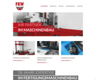 FKW.info(FKW Fertigungsmaschinenbau Kilgenstein Wiesen GmbH) Screenshot