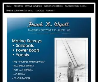 FKwmarinesurveyor.com(Wyatt marine surveyor Inc) Screenshot