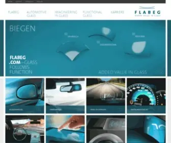 Flabeg.com(Glasbearbeitung und Glasveredelung) Screenshot
