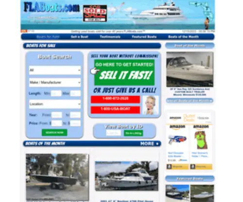 Flaboats.com(Florida used Boats for sale) Screenshot