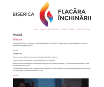 Flacarainchinarii.ro(Flacara Inchinarii) Screenshot