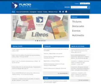 Flacso.cl(FLACSO-Chile) Screenshot