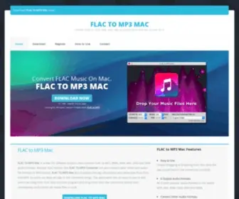 FlactoMP3Mac.com(FLAC to MP3 Mac) Screenshot