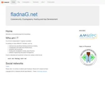 Fladnag.net(Cybersecurity) Screenshot