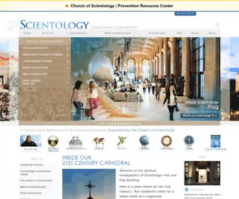 Flag.org(Church of Scientology Flag Service Organization) Screenshot