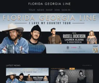 Flagalifers.com(Florida Georgia Line) Screenshot