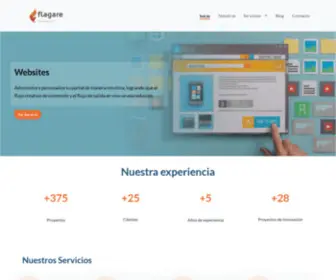 Flagare.cl(Consultoría y Soluciones de Tecnología e Información) Screenshot