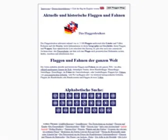 Flaggenlexikon.de(Flaggen und Fahnen der ganzen Welt) Screenshot