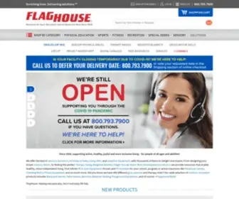 Flaghouse.com(Physical Education Equipment) Screenshot