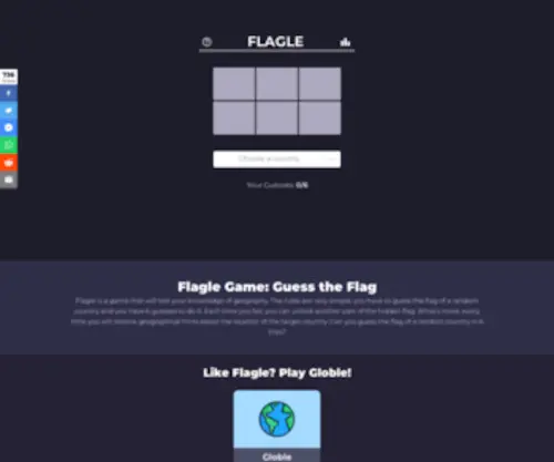 Flagle.gg(Flag Wordle Game) Screenshot