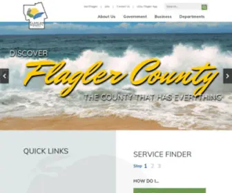 Flaglercounty.gov(Flagler County) Screenshot