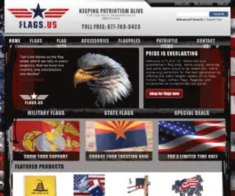 Flags.us(US flags proudly made in America) Screenshot