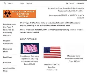 Flagsbythedozen.com(FLAGS BY THE DOZEN) Screenshot