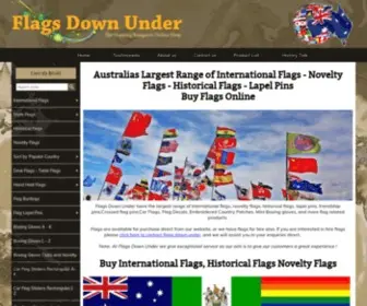 Flagsdownunder.com.au(Flags) Screenshot