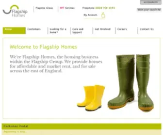 Flagship-Housing.co.uk(Flagship Housing) Screenshot