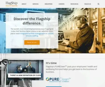 Flagshipinc.com(Janitorial & Facility Maintenance Services) Screenshot