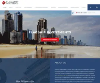 Flagshipinvestments.com.au(Flagship Investments) Screenshot