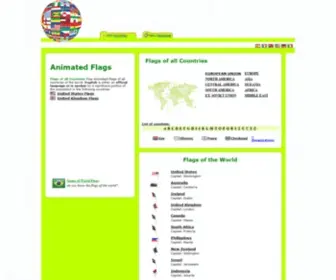 Flagsofallcountries.com(Animated Flags of all Countries) Screenshot