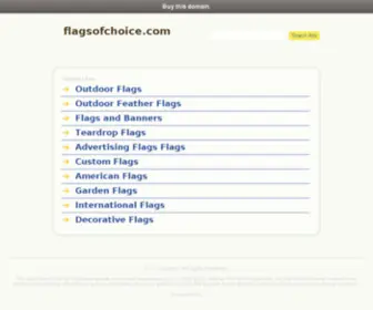 Flagsofchoice.com(Flags) Screenshot