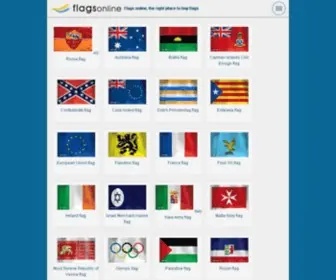 Flagsonline.it(Flagsonline is flags for sale) Screenshot