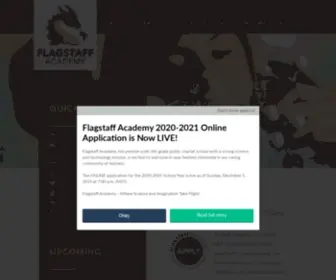 Flagstaffacademy.org(Flagstaff Academy's mission) Screenshot