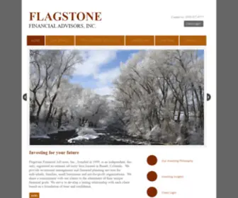 Flagstoneadvisors.com(Flagstone Financial Advisors. Investment Management. Registered Investment Advisor. Flagstone Advisors) Screenshot