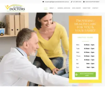 Flagstonemedicalcentre.com.au(Your health) Screenshot