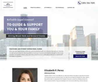 Flahealthlaw.com(Miami, FL Healthcare Law Attorney) Screenshot