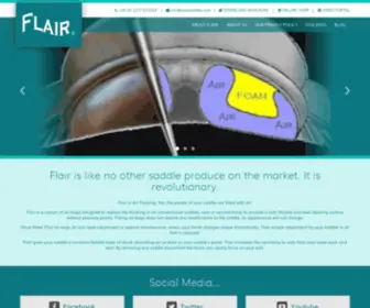 Flair.uk.com(FTE manufacturers of WOW The Modular Saddle) Screenshot