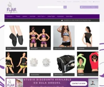 Flairdancewear.com.au(Flair Dancewear) Screenshot