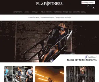 Flairfitness.com(Fitness and Gym Equipment Supplier) Screenshot