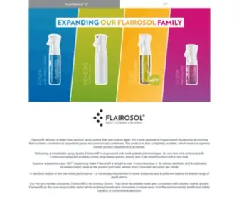 Flairosol.com(New Flairosol®) Screenshot