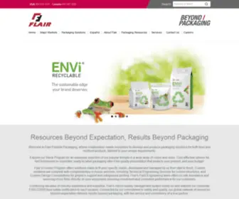 Flairpackaging.com(Flair Flexible Packaging Corporation) Screenshot